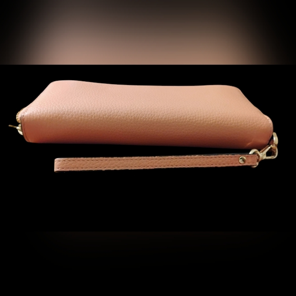 Michael Kors Peach Wristlet Wallet - Picture 3 of 8
